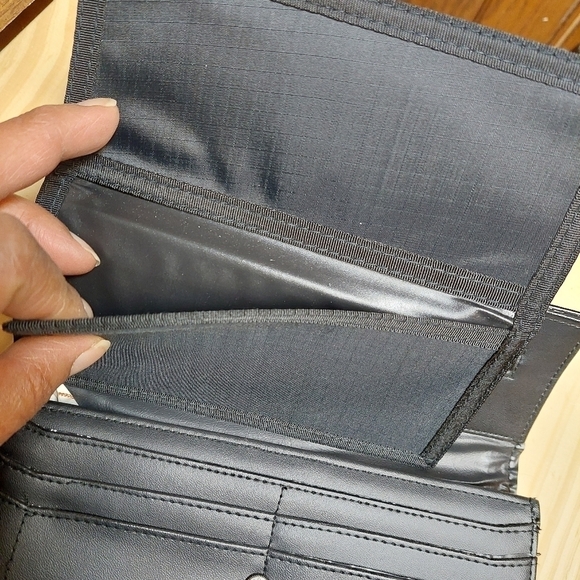 Vintage* Jordache Black Wallet Clutch - Picture 7 of 16